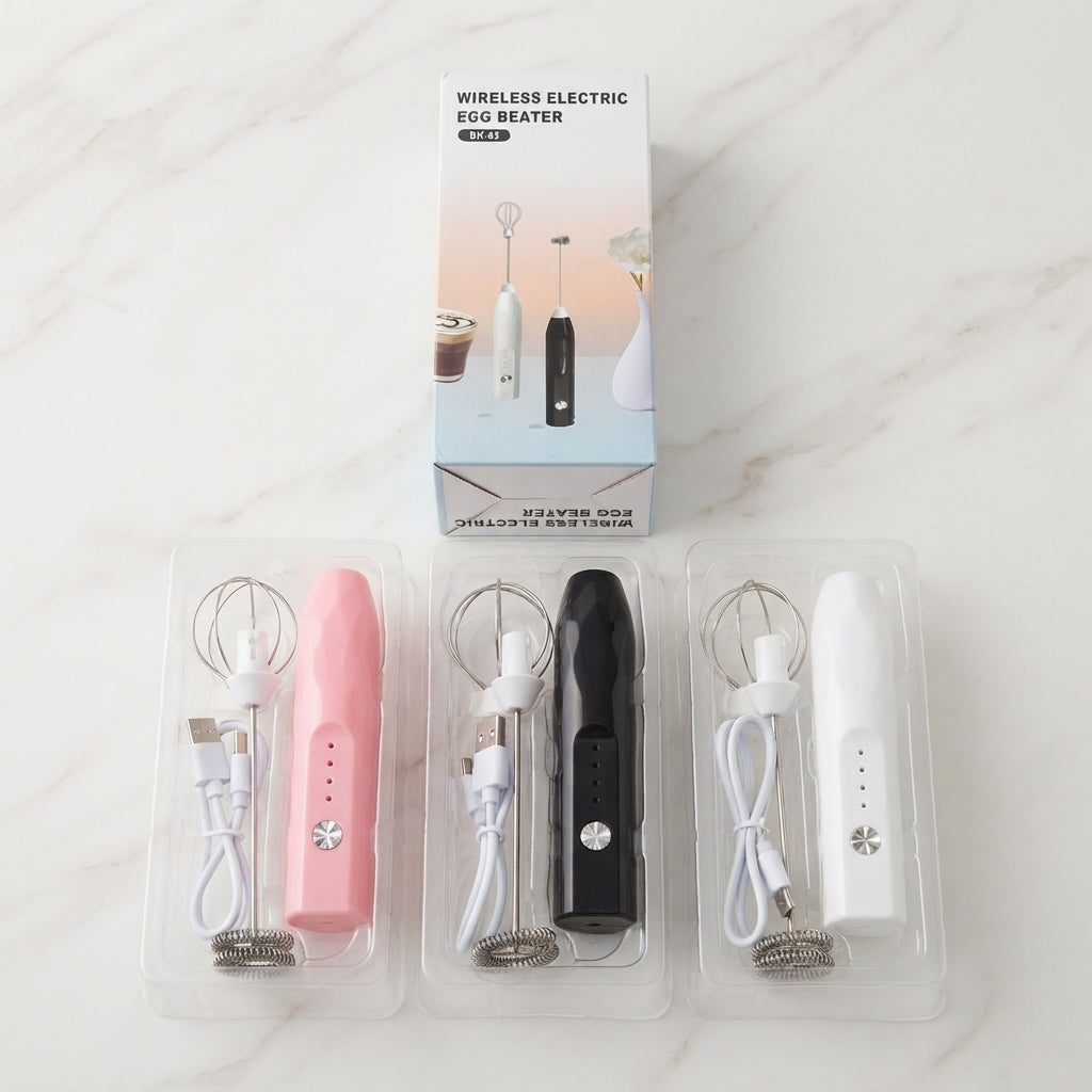 โ๐ฅ 2-in-1 Rechargeable Egg Beater & Coffee Frother